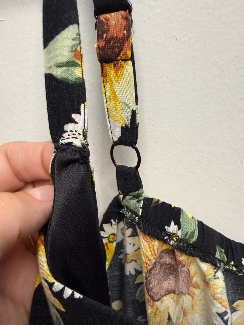 Torrid Sunflower Print Sundress - Black & Yellow Floral - Picture 6 of 6